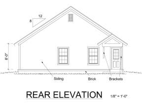 Craftsman House Plan #4848-00110 Elevation Photo