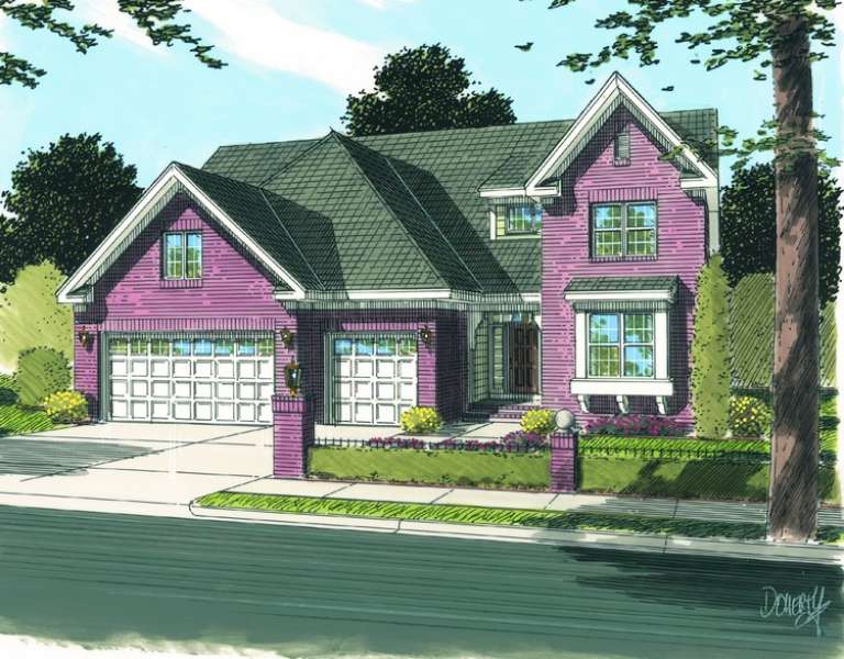 House Plan House Plan #13783 Front Elevation