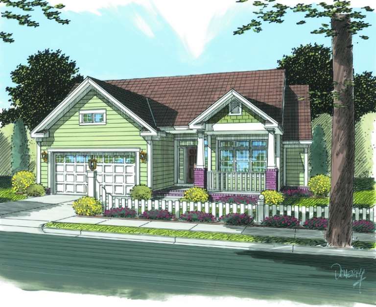 House Plan House Plan #13784 Front Elevation