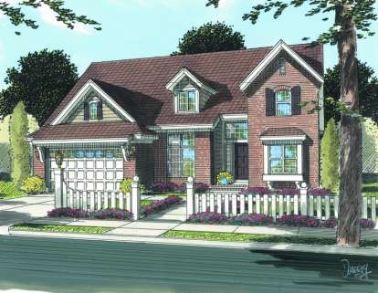 4 Bed, 2 Bath, 2788 Square Foot House Plan - #4848-00115