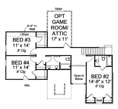 Floorplan 2 for House Plan #4848-00115