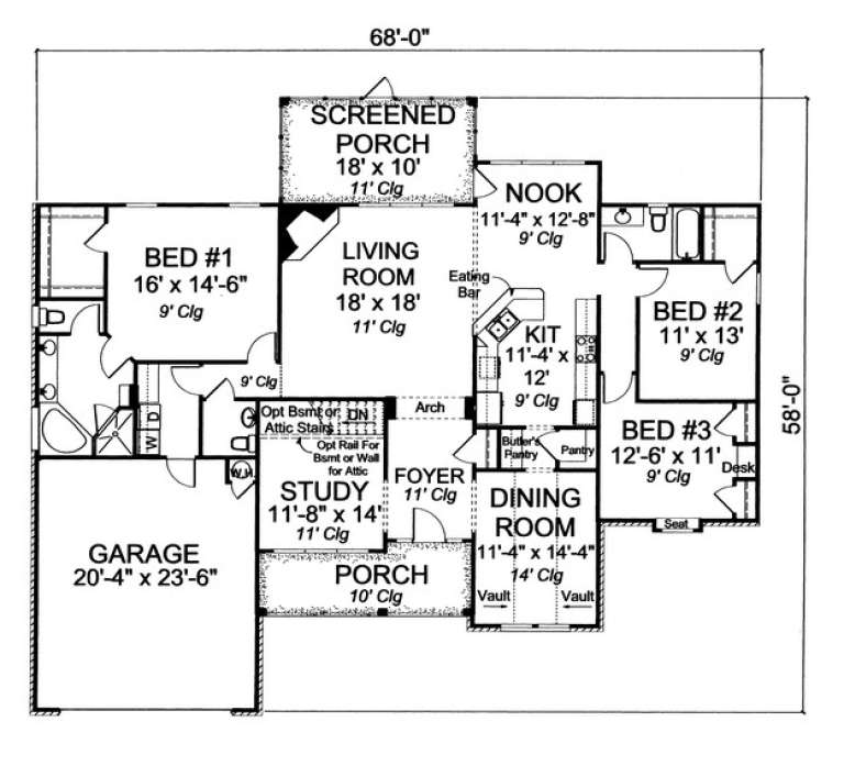 House Plan House Plan #13786 Drawing 1