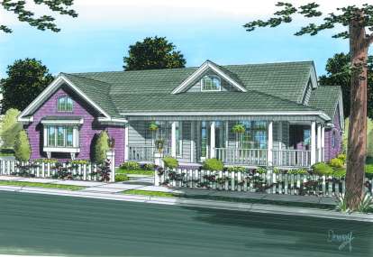 Country House Plan #4848-00119 Elevation Photo