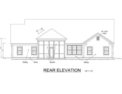Country House Plan #4848-00119 Elevation Photo