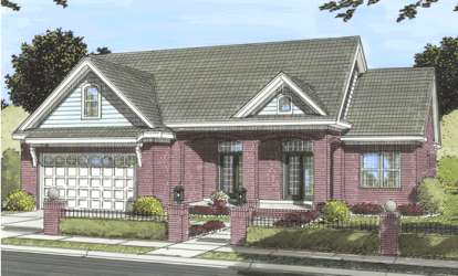 Ranch House Plan #4848-00120 Elevation Photo