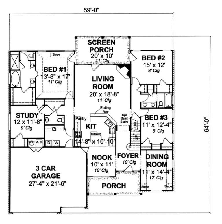 House Plan House Plan #13791 Drawing 1