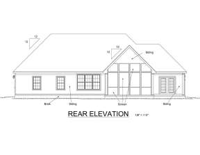 French Country House Plan #4848-00123 Elevation Photo