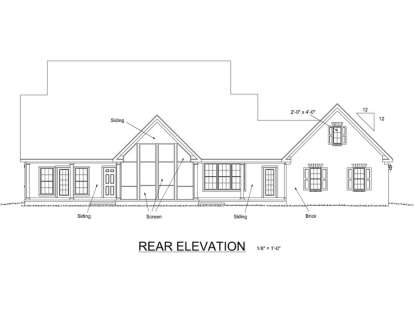 Traditional House Plan #4848-00124 Elevation Photo