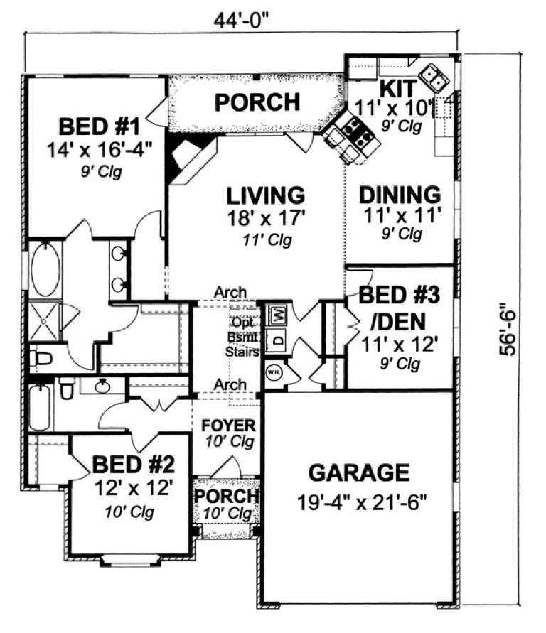 House Plan House Plan #13798 Drawing 1