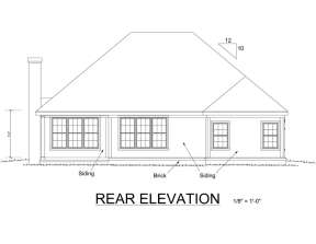 Cottage House Plan #4848-00129 Elevation Photo