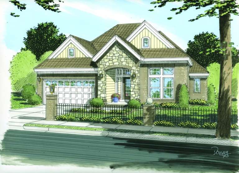 House Plan House Plan #13800 Front Elevation