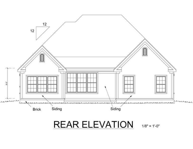 Traditional House Plan #4848-00130 Elevation Photo