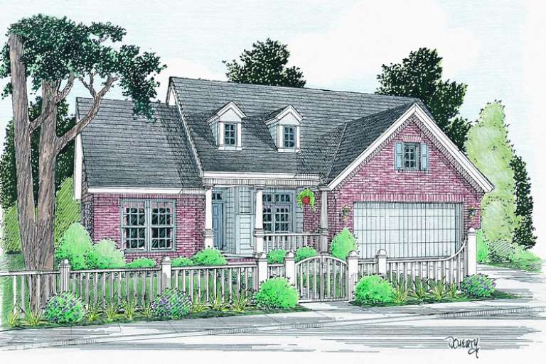 House Plan House Plan #13801 Front Elevation