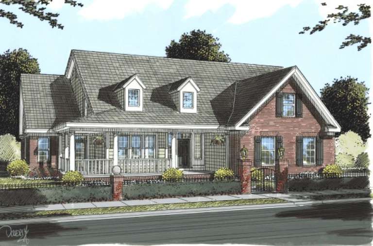 House Plan House Plan #13802 Front Elevation