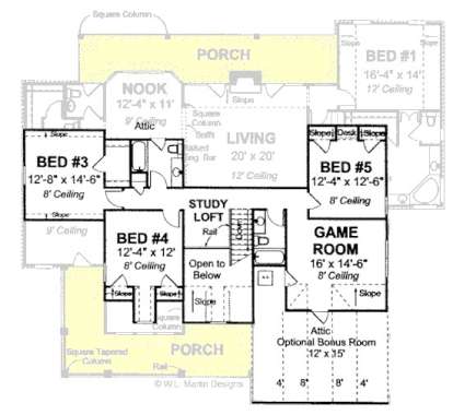 Floorplan 2 for House Plan #4848-00132