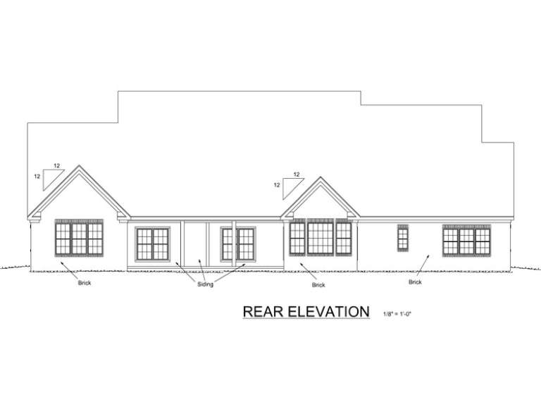 Farmhouse House Plan #4848-00133 Elevation Photo