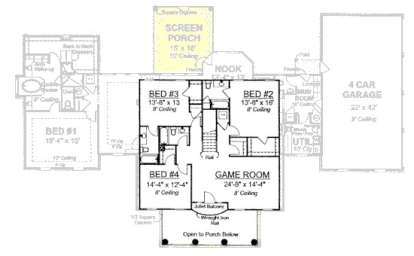 Floorplan 2 for House Plan #4848-00134