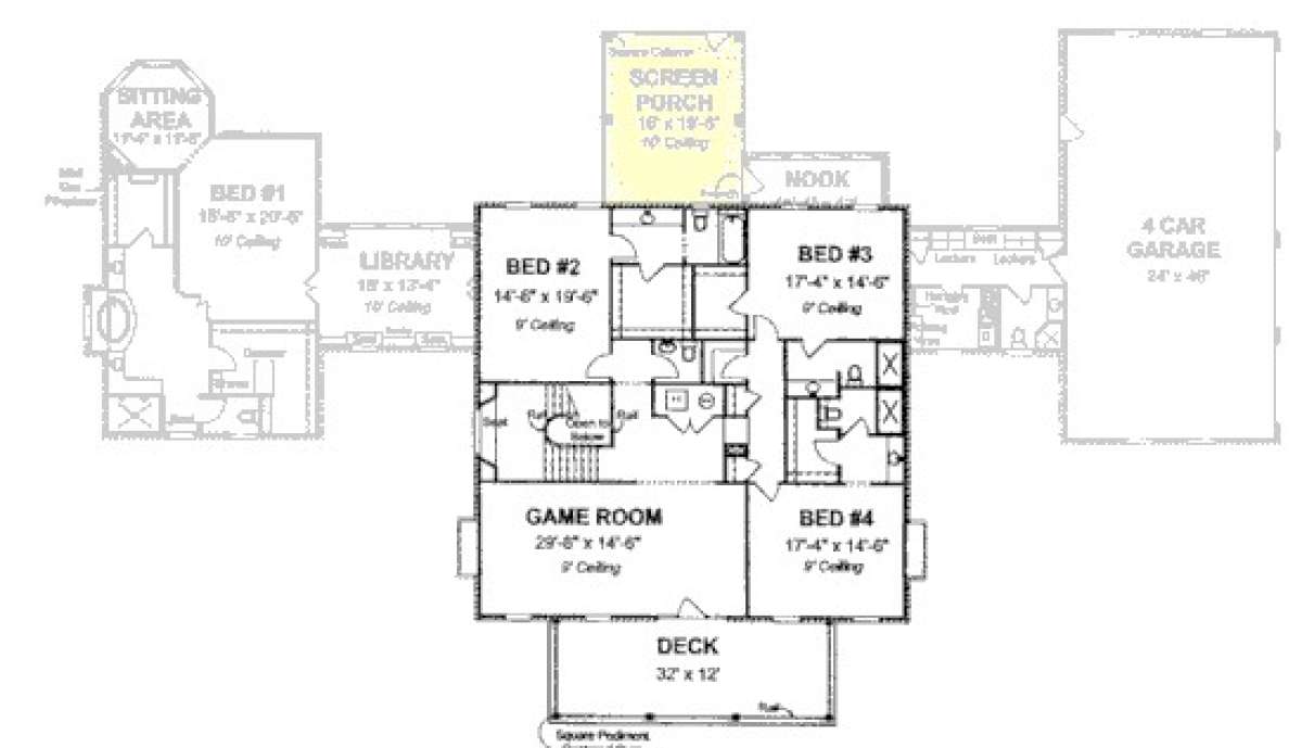 Floorplan 2 for House Plan #4848-00135