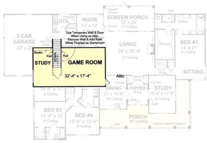 Floorplan 2 for House Plan #4848-00136