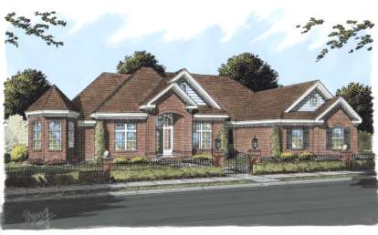 Traditional House Plan #4848-00137 Elevation Photo