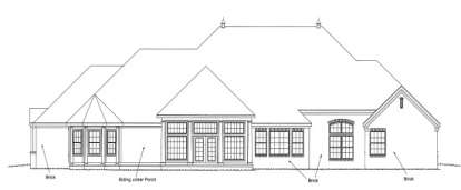 Ranch House Plan #4848-00138 Elevation Photo