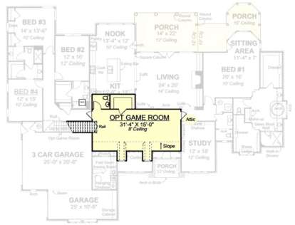 Floorplan 2 for House Plan #4848-00138
