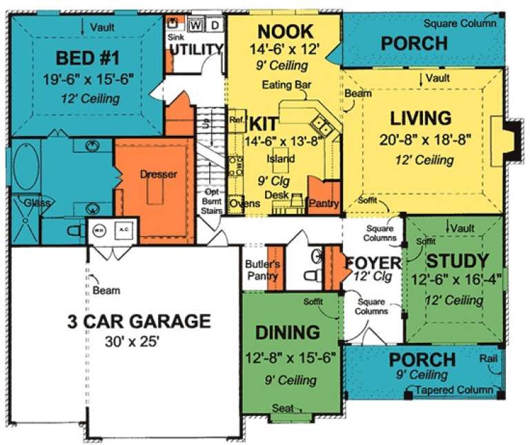 House Plan House Plan #13809 Drawing 1