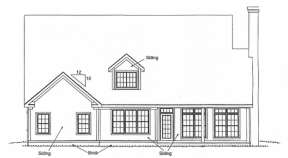 Traditional House Plan #4848-00140 Elevation Photo