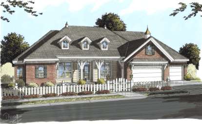 4 Bed, 3 Bath, 2695 Square Foot House Plan - #4848-00142