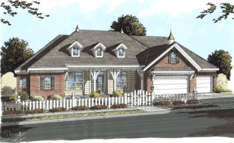 House Plan House Plan #13812 Front Elevation