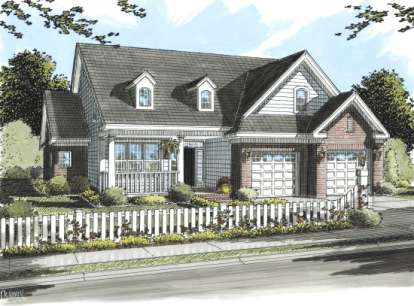 Farmhouse House Plan #4848-00143 Elevation Photo