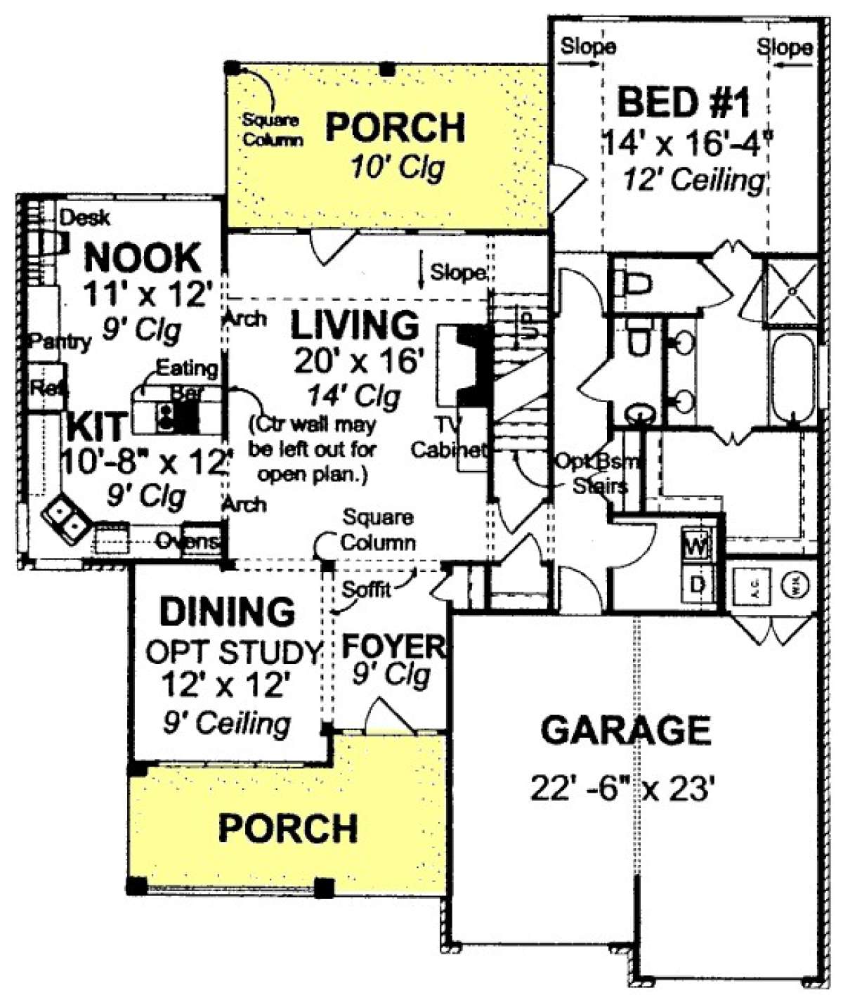 Floorplan 1 for House Plan #4848-00143