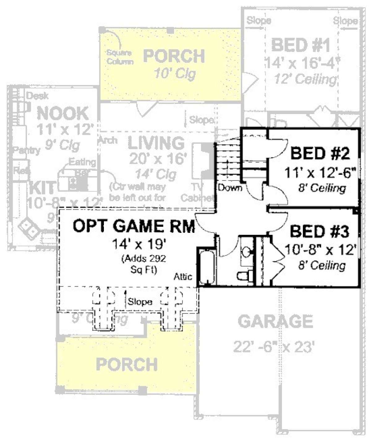Floorplan 2 for House Plan #4848-00143
