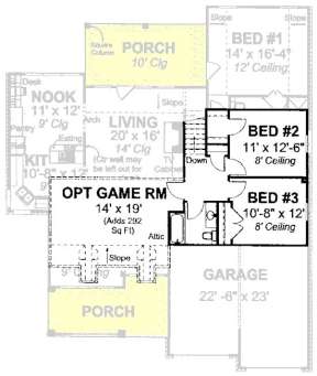 Floorplan 2 for House Plan #4848-00143