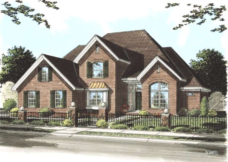 House Plan House Plan #13814 Front Elevation