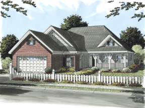 Traditional House Plan #4848-00145 Elevation Photo