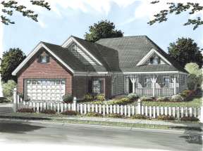 Traditional House Plan #4848-00145 Elevation Photo