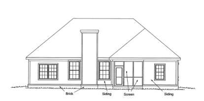 Traditional House Plan #4848-00145 Elevation Photo