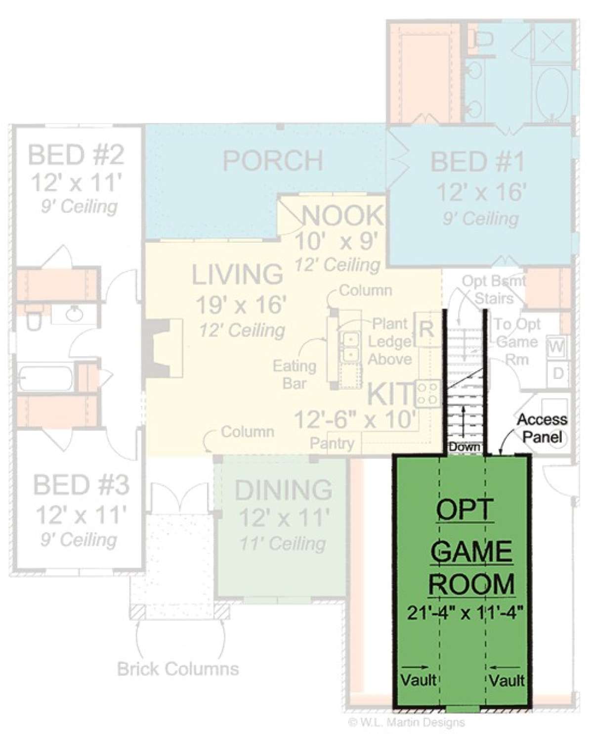 Floorplan 2 for House Plan #4848-00146