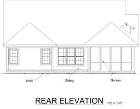 Country House Plan #4848-00148 Elevation Photo