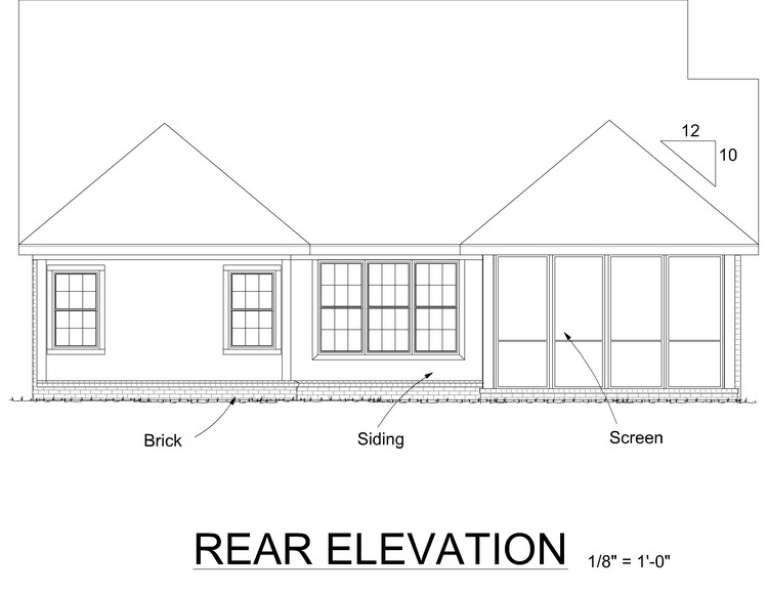Country House Plan #4848-00148 Elevation Photo
