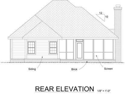 European House Plan #4848-00150 Elevation Photo