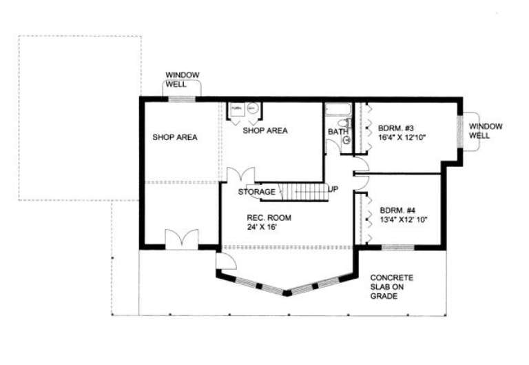 House Plan House Plan #1383 Drawing 1