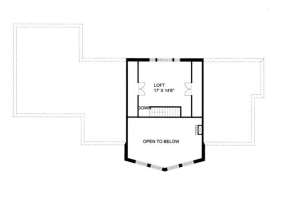Loft Floor for House Plan #039-00131