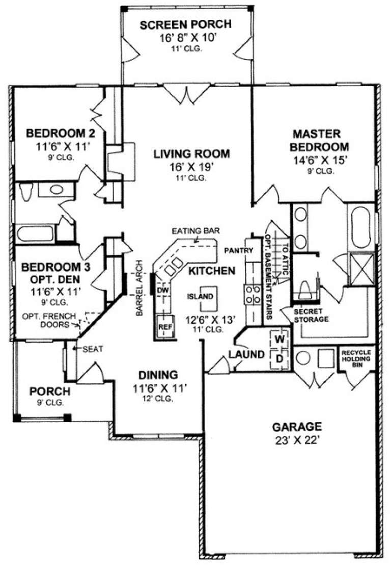 House Plan House Plan #13830 Drawing 1