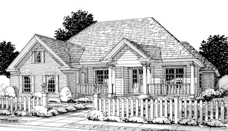 House Plan House Plan #13835 Front Elevation