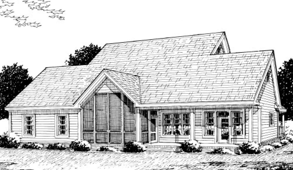 Country Plan - 1,980 Square Feet, 3 Bedrooms, 2.5 Bathrooms | Floor ...