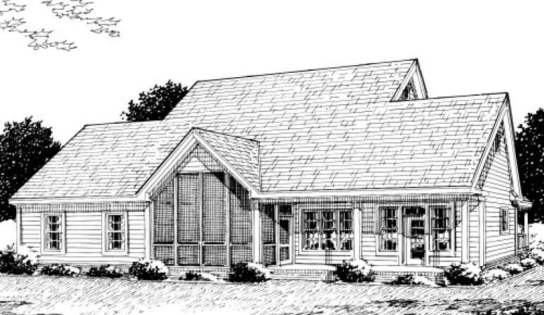 Country House Plan #4848-00167 Elevation Photo