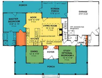 Main Floor for House Plan #4848-00167