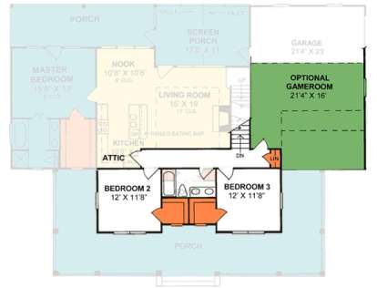 Second Floor for House Plan #4848-00167